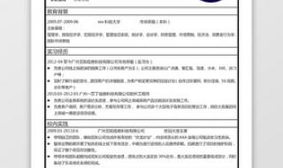 如何用word制作个人简历的表格 个人简历表格版